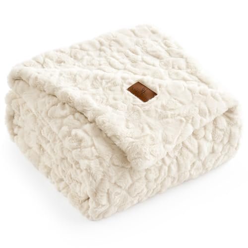 Mainstays Cozy Textured Plush Throw Blanket